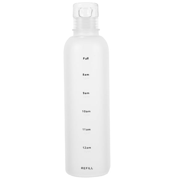 HEANUJJ Stylish White Plastic Water Bottle for Daily Use and Portable Drinking