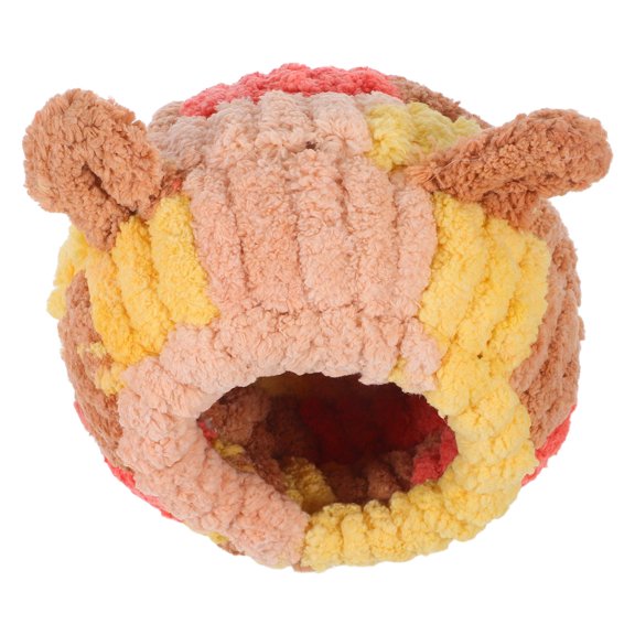 HEANUJJ Conure House for Sleeping with Thick Coral Fleece Warm Bird Nest Multi 2 Colors