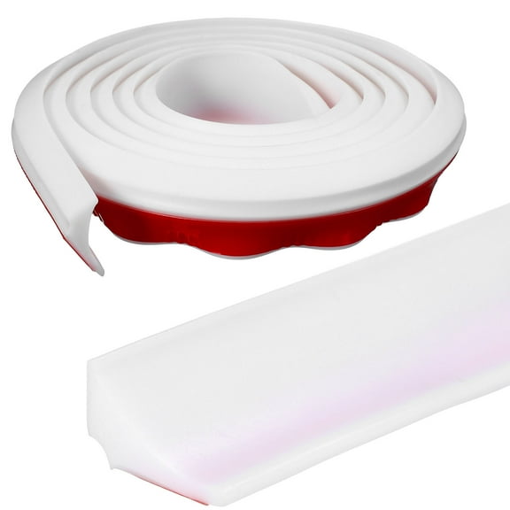 HEANUJJ Water Barrier for Sink Edge Guard Shower Threshold p White 1 Set