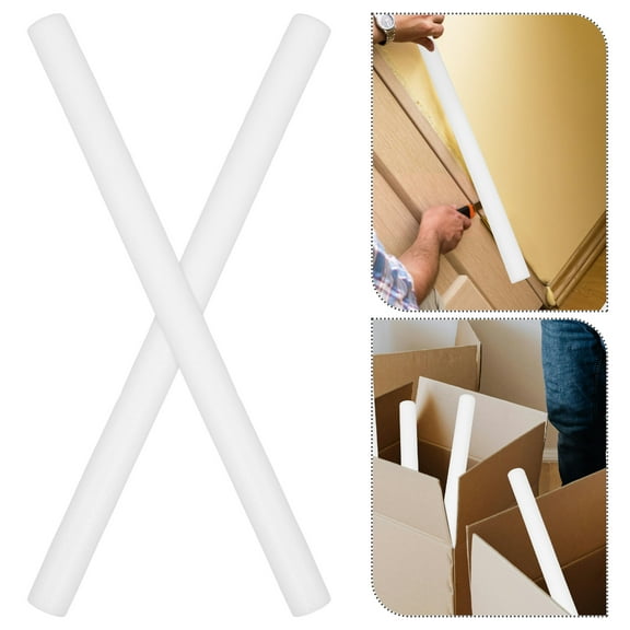 HEANUJJ 10Pcs Versatile White Foam Rods for Packing and Shipping with Enhanced Stability