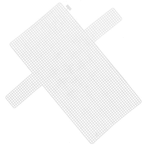 HEANUJJ Durable White Plastic Mesh Sheets for Home Use Multi Functional Craft Making Embroidery Grid