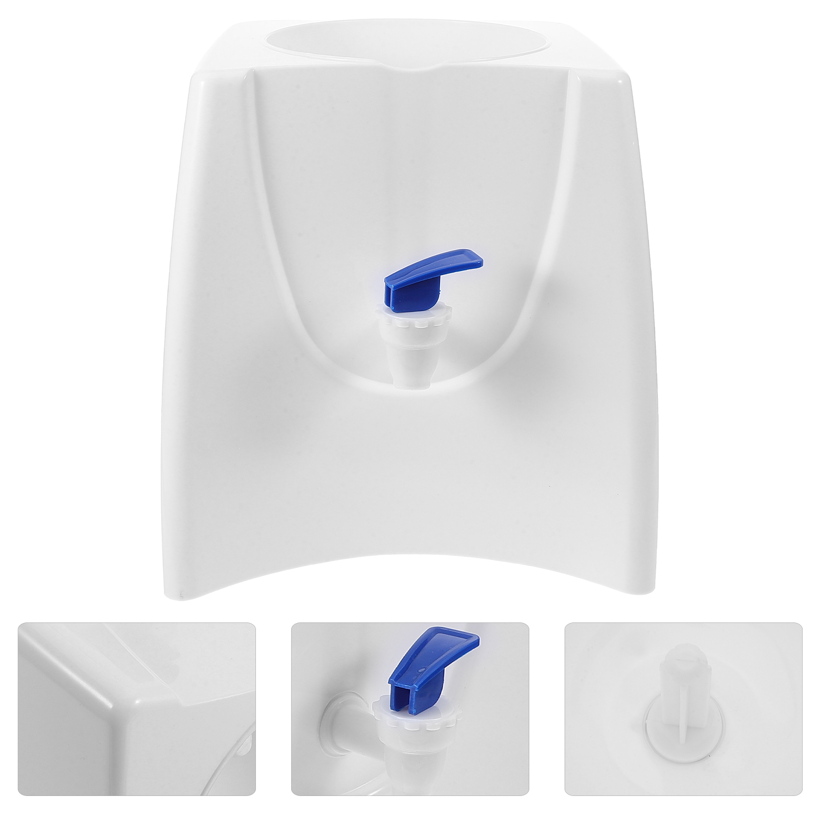 HEANUJJ Compact White Portable Water Dispenser for Office Countertop, Ideal for Home and Workplace Use with Easy Access