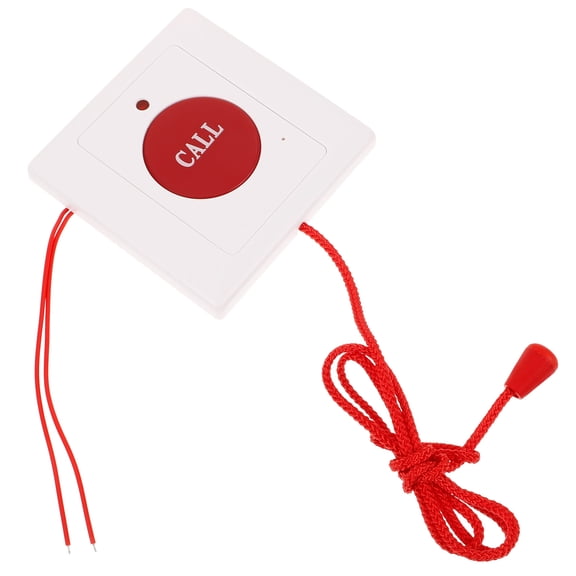 HEANUJJ Emergency Alert Device for Seniors with Rope Design, White Plastic, Easy to Use Personal Safety Pendant