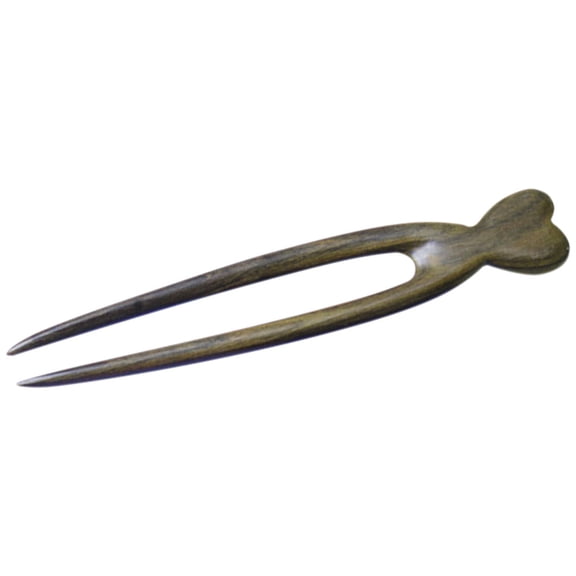 HEANUJJ chinese hair sticks for buns U Shaped Hair Fork Green for Women 1Pcs