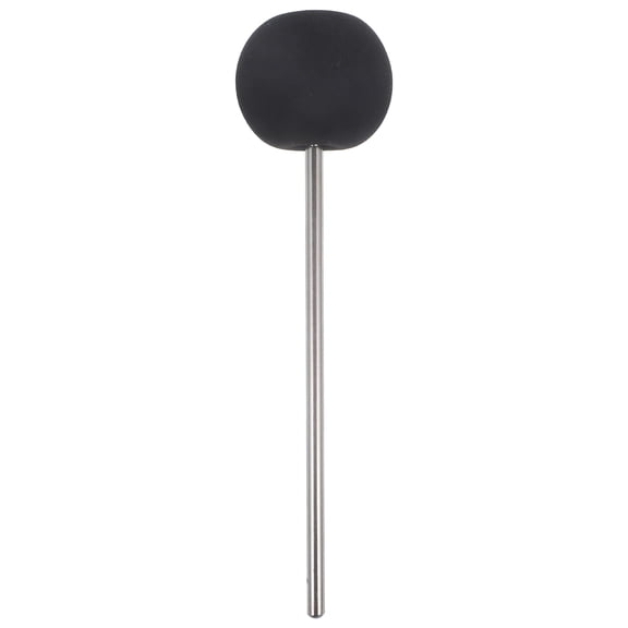 HEANUJJ Black Stainless Steel Hammer Drum Beater Percussion Accessory 1 Pack for Drummers