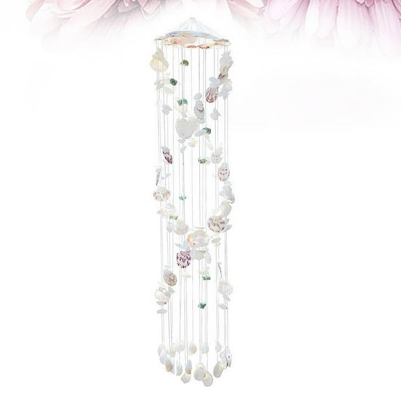 HEANUJJ Nautical Wind Chimes with Shells, Random Color, Mediterranean Style Home & Family Decor, 1 Piece