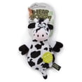 thumbnail image 1 of HEAR DOGGY!® Flattie Cow with Chew Guard Technology? and Silent Squeak Technology? Plush Dog Toy, 1 of 11