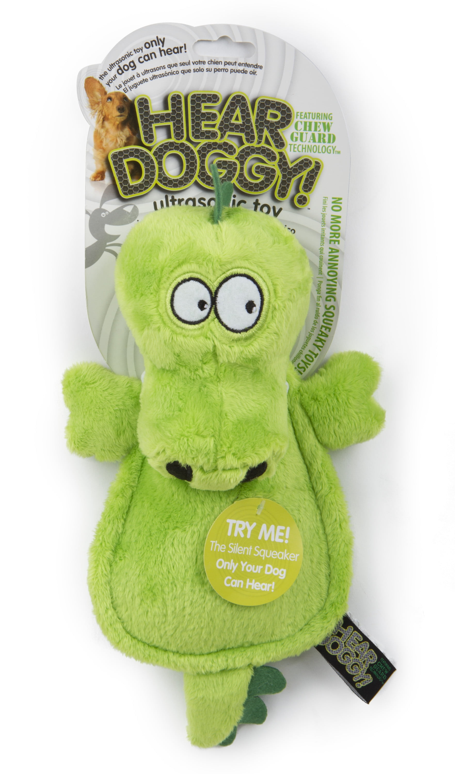 Ultrasonic top dog toy