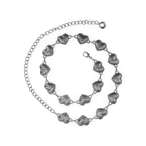 No Boundaries Women's Heart Chain Belt