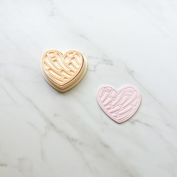 HEART CONCHA CUTTER AND STAMP BY SWEET CUT CO.