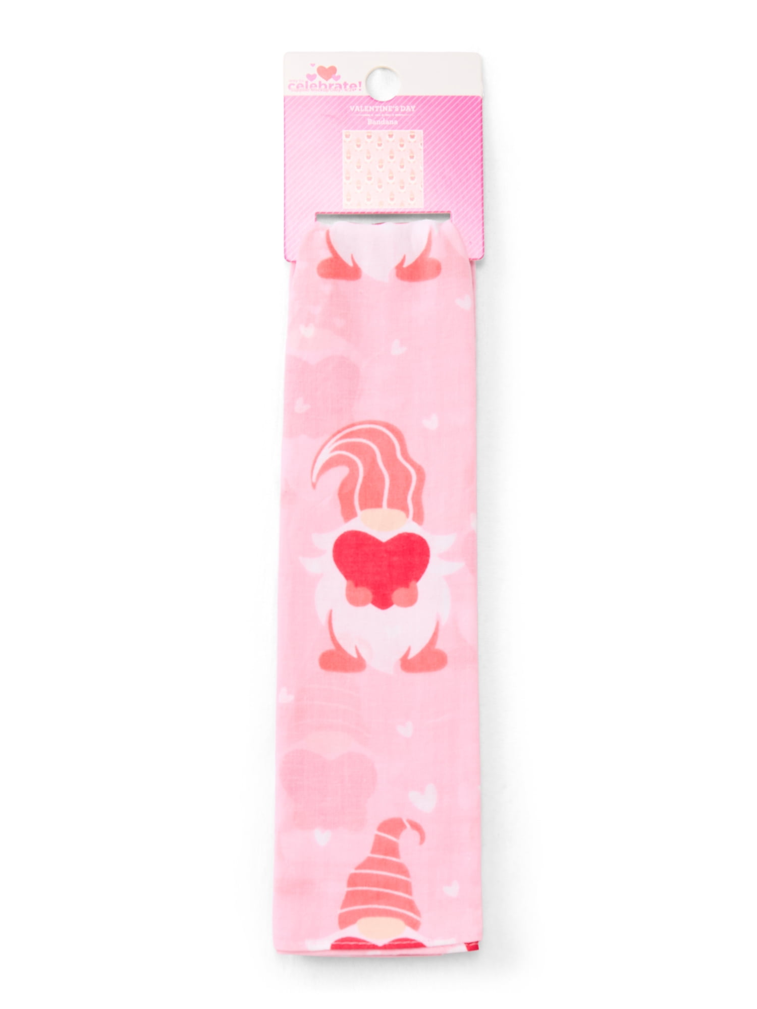 Valentine's Day Women's Print Bandana from Way To Celebrate, One Size, Pink