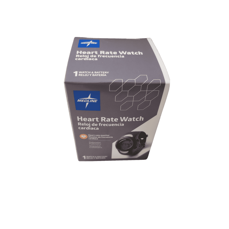 Medline Heart Rate Monitor Activity Tracker Watch