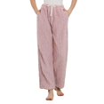 thumbnail image 1 of HEARTNICE Fluffy Womens Pajama Pants, Comfy Fuzzy Pj Bottoms with Pockets, Drawstring Fleece Winter Sleepwear (LIGHT PINK, S), 1 of 3