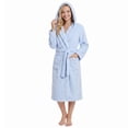 thumbnail image 1 of HEARTNICE Fuzzy Robes for Women, Long Plush Hooded Fluffy Warm Bathrobes,(Light Blue,L-XL), 1 of 6