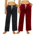 thumbnail image 1 of HEARTNICE Women's Pajamas Pants, with Pockets Pj Bottoms Lounge Soft Fluffy Sleepwear,, 1 of 5