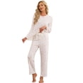 thumbnail image 1 of HEARTNICE Womens Pajama Sets, Pullover Soft Loungewear Long Sleeve Pjs Sets, 1 of 3