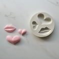 thumbnail image 1 of HEARTS & LIP BAKING MOLD FOR CUPCAKES, CAKEPOPS, CHOCOLATE STRAWBERRIES, PRETZELS & RICE KRISPIES, 1 of 3
