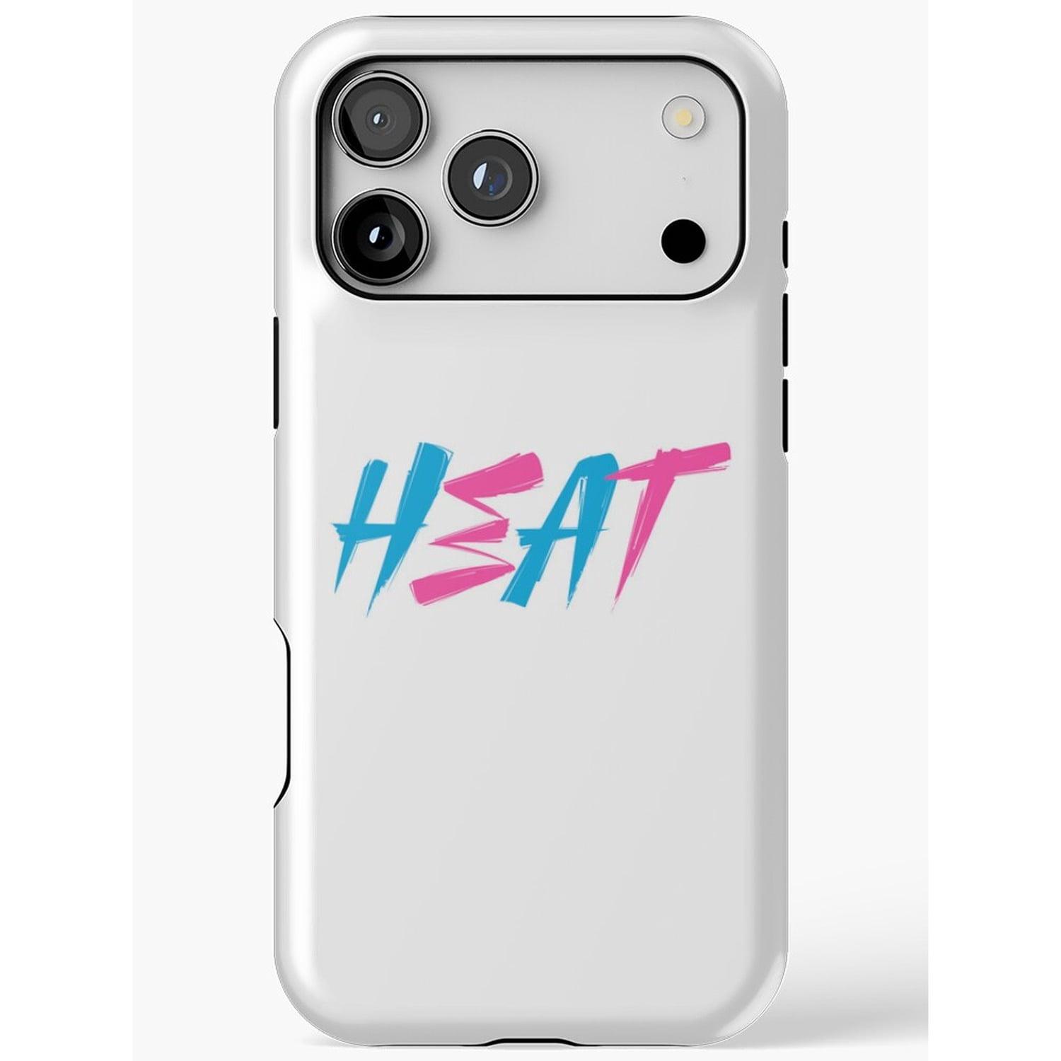 HEAT Cyan Blue and Magenta Pink Brushstroke Tough iPhone Case ...