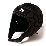 HEAT PRO competition rugby headgear, Black, XS