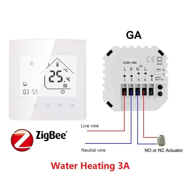 HEAT X5H Tuya WiFi / Smart Zigbee Thermostat Temperature Controller For