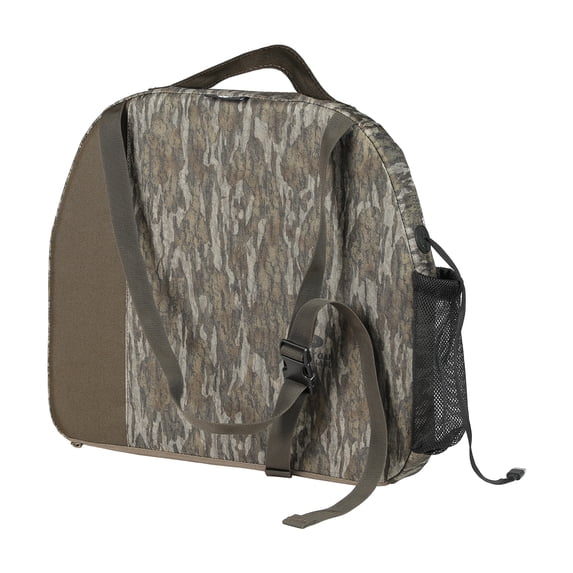 Mossy Oak 15x17 Inch Heated Seat 2 Inch Unisex Camouflage Cushion, Mossy Oak New Bottomland Camo