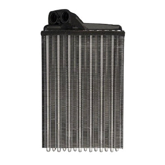 HEATER CORE; MALE INSERT ORING INLET/OUTLET; PLASTIC AND ALUMINUM