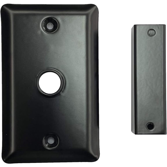 HEATGENE 24013 Wall Plates, Matte Black - Compatible with Model R68033 Series Towel Warmer Only