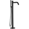 thumbnail image 1 of HEATGENE Bathtub Faucet Freestanding Tub Filler Single Handle Floor Mounted Faucets with Handheld Shower Matt Black…, 1 of 3