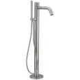 thumbnail image 1 of HEATGENE Bathtub Faucet Freestanding Tub Filler Single Handle Floor Mounted Faucets with Handheld Shower - Mirror Polish, 1 of 6