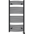 thumbnail image 1 of HEATGENE Smart Towel Warmer with Timer and Temperature Control, Large Liquid Filled Smart Towel Heated Rails, Plug-in/Hardwired Towel Rack Heater Compatible Matte Black, 1 of 9
