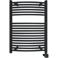 thumbnail image 1 of HEATGENE Smart Towel Warmer with Timer and Temperature Control, Large Smart Liquid Filled Towel Rails, Plug-in/Hardwired Towel Rack Heater Compatible with Google Home, Matte Black, 1 of 9