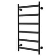 thumbnail image 1 of HEATGENE Towel Warmer 6 Flat Bar Towel Dryer Wall-Mounted Plug-in Bath Towel Heater - Matt Black, 1 of 7