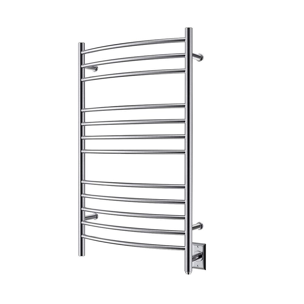 Brushed Stainless Steel Wall Mounted Towel Warmer