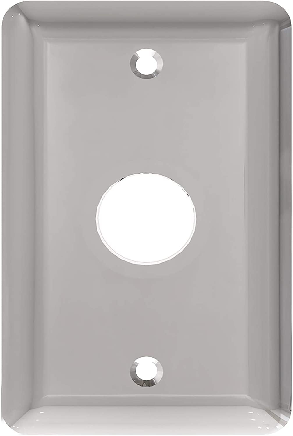 Mirror Polished Stainless Steel Wall Mounted Plate