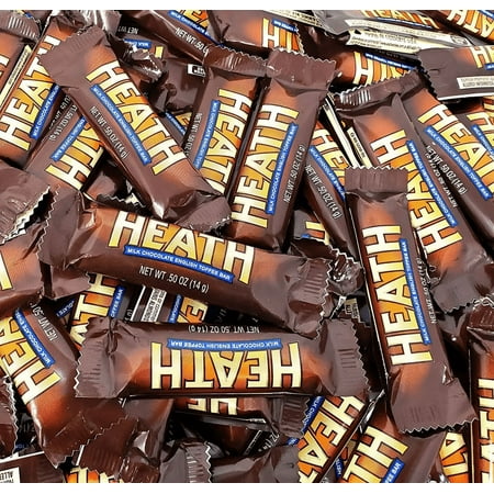 HEATH Milk Chocolate English Toffee Snack Size, Individually Wrapped Bars (2 LB)