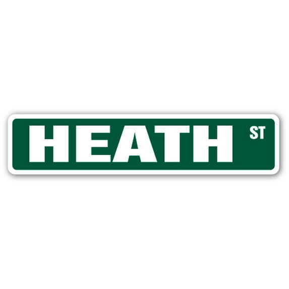 HEATH Street Sign Childrens Name Room Sign | Indoor/Outdoor | 36" Wide