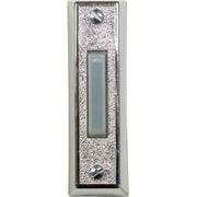 HEATHCO LLC SL-358-00 Wired LED Push Button, No Size, Silver