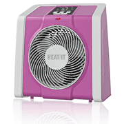 HEATIT  Electric Space Heaters with Thermostat Portable Indoor, Pink