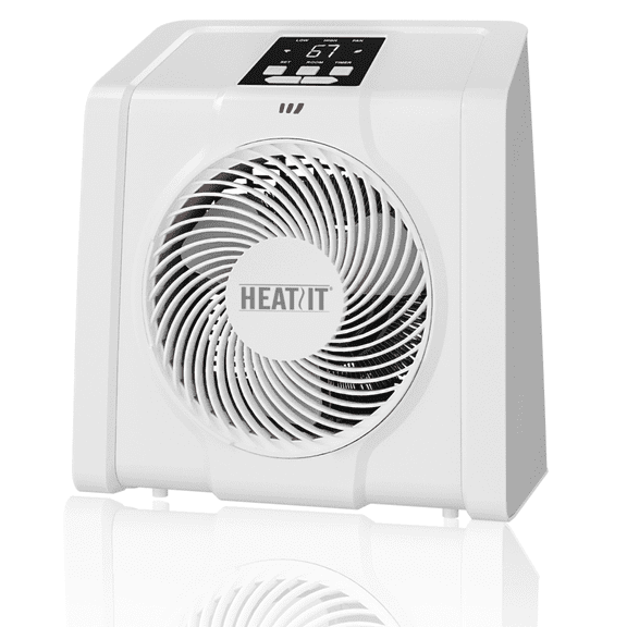 HEATIT Electric Space Heaters with Thermostat Portable Indoor, White