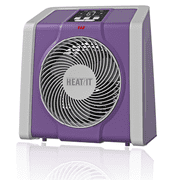 HEATIT  Electric Space Heaters with Thermostat Portable Indoor ,with Remote Control, Containing Ozone and Negative Ions, Violet