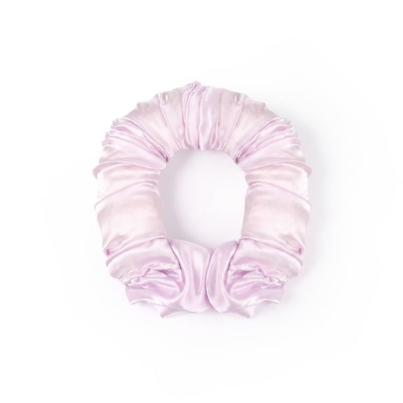 Unwind Pink Heatless All-in-One Hair Curler with Integrated Scrunchie for Soft Curls