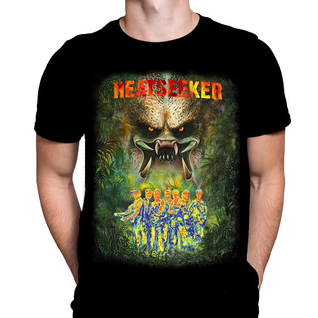 HEATSEEKER PREDATOR - Horror Movie T-Shirt / Alien / Monster / Action ...