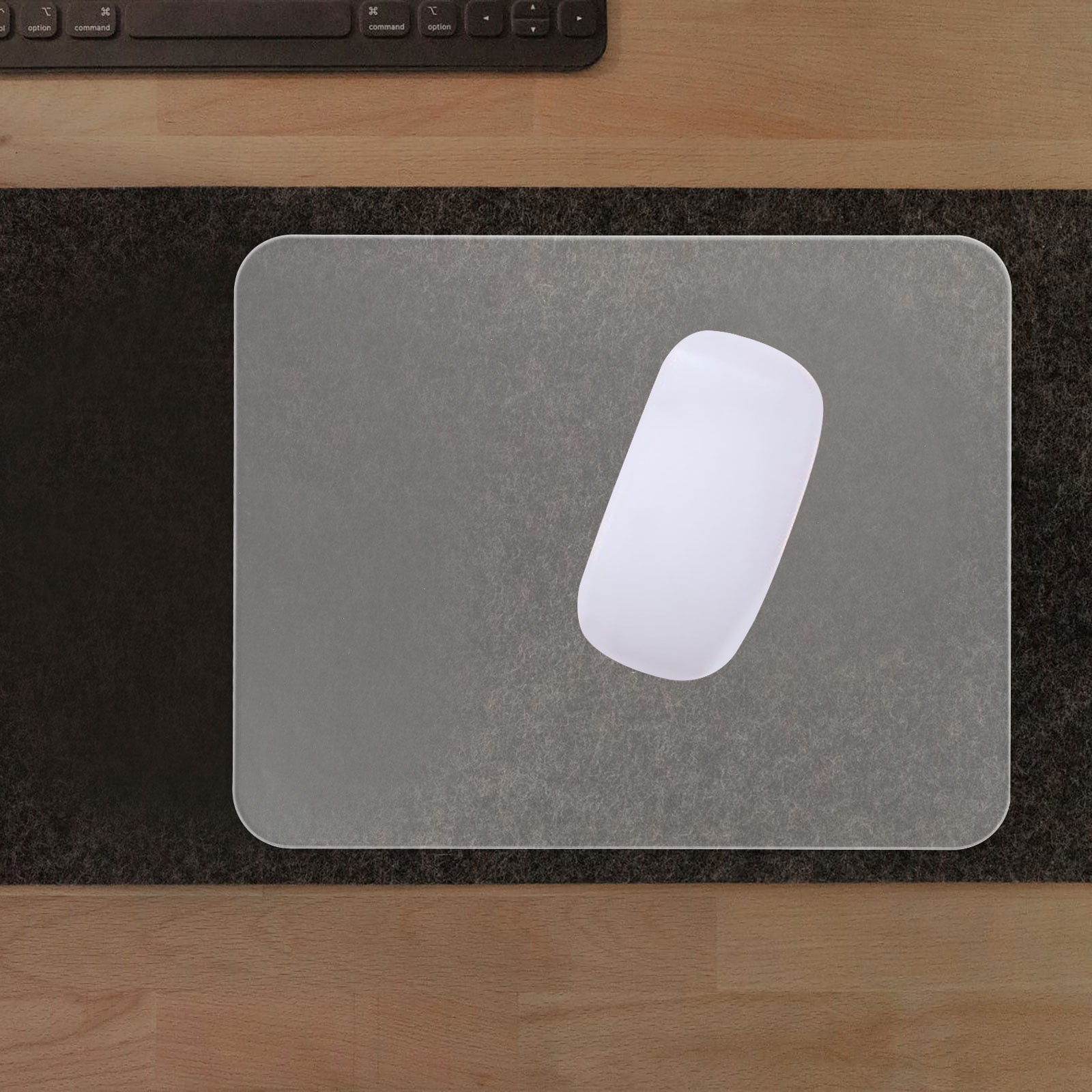 Shaking Out Mat HEATSHAKING 1 Piece Transparent Keyboard Mat for Office Workers with ...