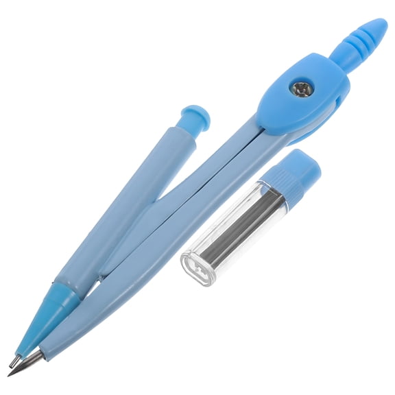 HEATSHAKING 1 Set - Blue Metal Compasses for Classroom 4.72X0.98X0.39in