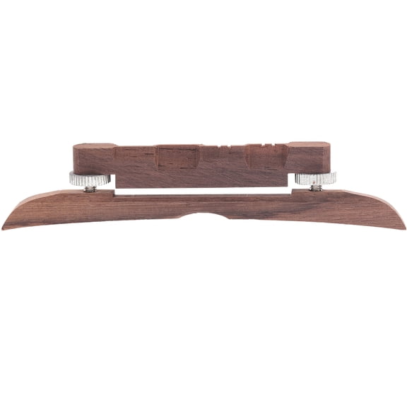 HEATSHAKING 1 Set Height Adjustable Mandolin Bridge Replacement Flat Top for Musical Instruments