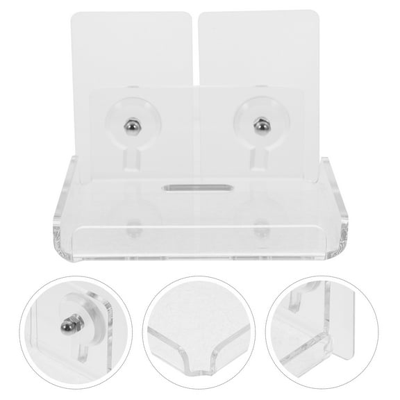 HEATSHAKING 1 Set Small Size Wall Mount Floating Shelf for Home Security