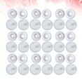 thumbnail image 1 of HEATSHAKING 100 Sets Snaps Button Kit for Fabric for Cloth Diapers Square Resin Buttons White Size 2, 1 of 8