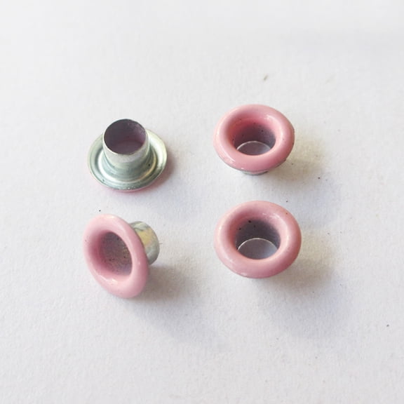 HEATSHAKING 100Pcs Colored Metal Eyelets Kit Sturdy Grommet Buttons for Bags Shoes and Clothing
