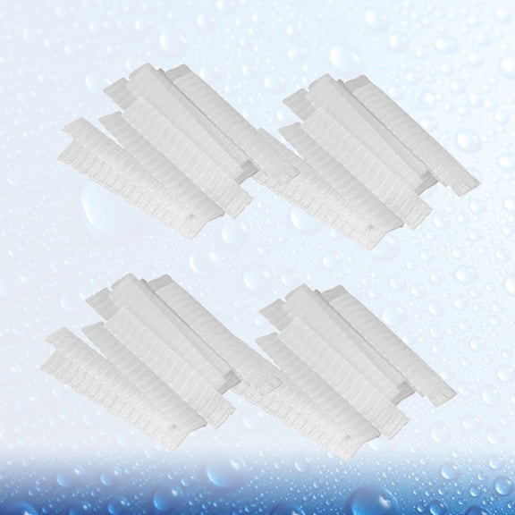 HEATSHAKING White Mesh Makeup Brush Covers for and Storage, Set of 100 Pieces