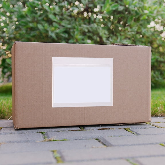 HEATSHAKING 100Pcs Self-Adhesive Packing List Envelopes for Safe Document Dispatch